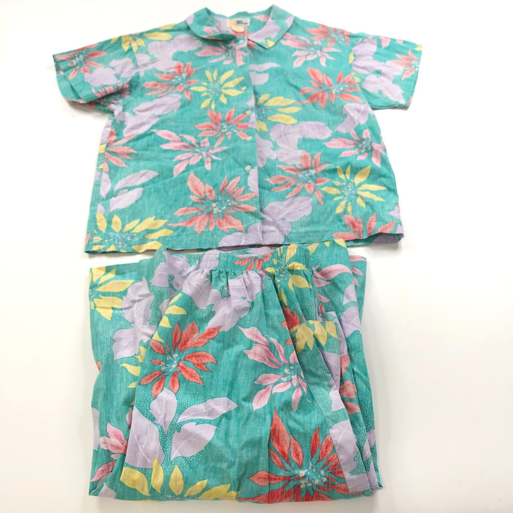 Reyn Spooner Women's Vintage Small Hawaiian Button Shirt Skirt Set (Fits 28 In)
